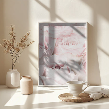 Pink Roses 05 - Poster / Art Print - interiör