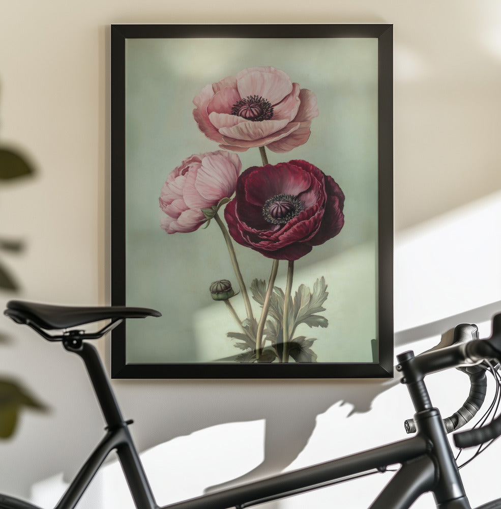 Peonies - Poster / Art Print - interiör