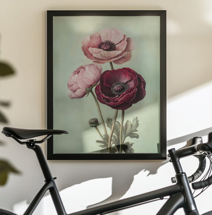 Peonies - Poster / Art Print - interiör