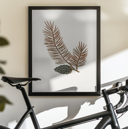 Pine - Poster / Art Print - interiör