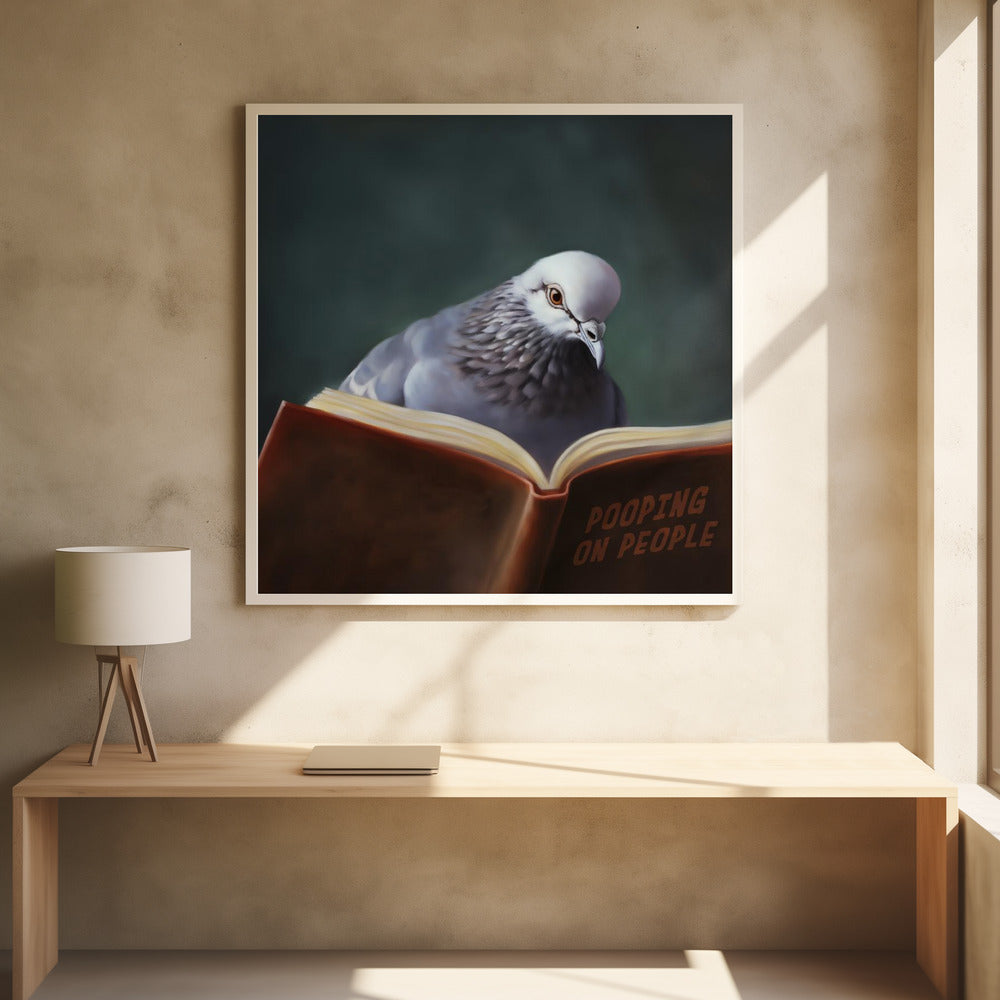 Pooping On People - Poster / Art Print - interiör