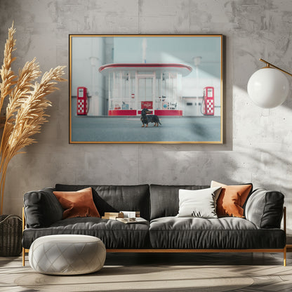 Der Tankwart - Poster / Art Print - interiör