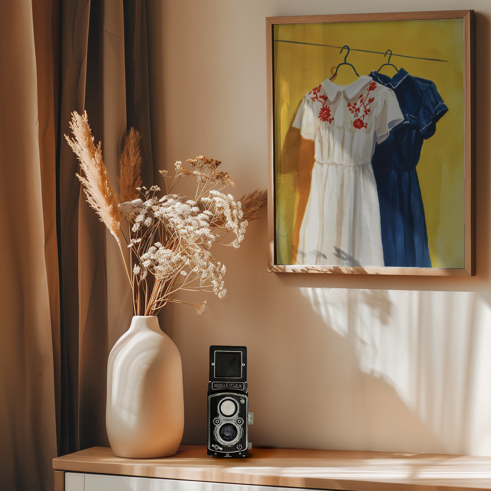 Two Dresses - Poster / Art Print - interiör