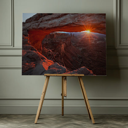 Mesa Arch Sunrise - Poster / Art Print - interiör