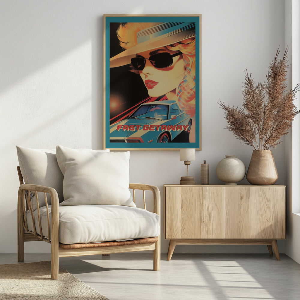 Fast Getaway - Poster / Art Print - interiör