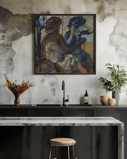 At the Milliner's - Poster / Art Print - interiör