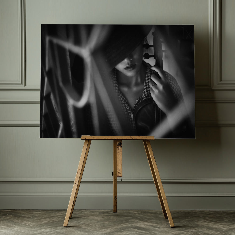 Observer of notes - Poster / Art Print - interiör