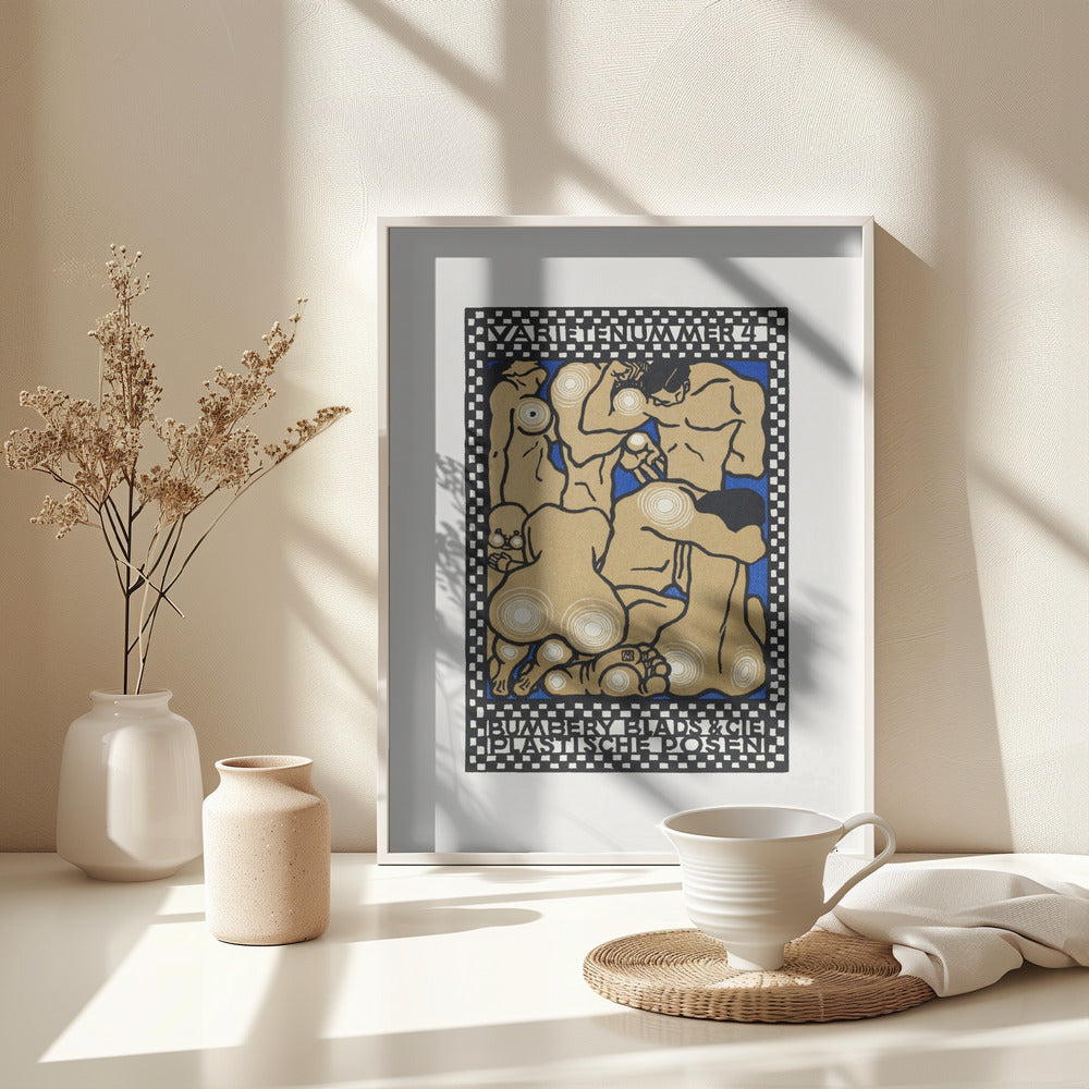 Vaudeville Act 4  Bumbery Blads & Cie, Plastic Poses - Poster / Art Print - interiör