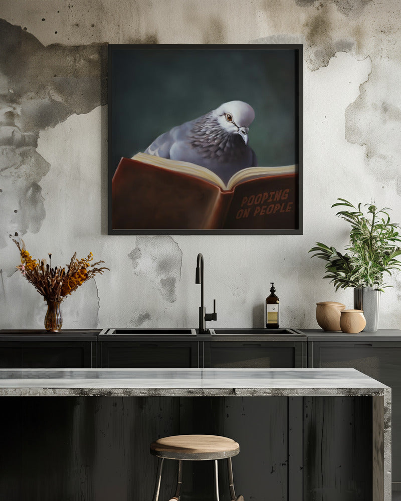 Pooping On People - Poster / Art Print - interiör