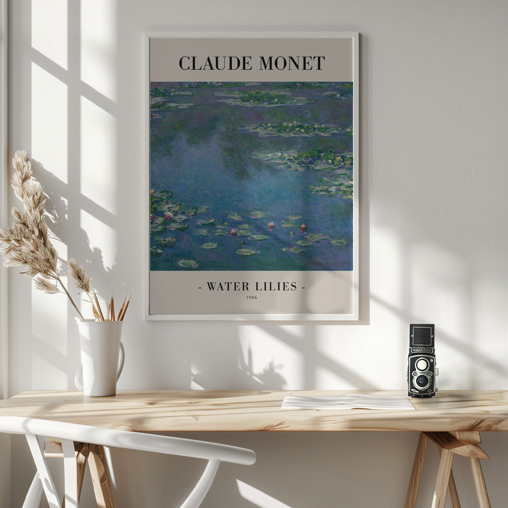 Water Lilies - Poster / Art Print - interiör