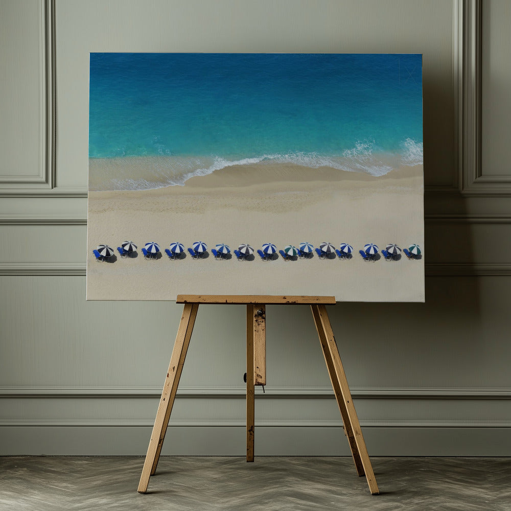 On the beach - Poster / Art Print - interiör