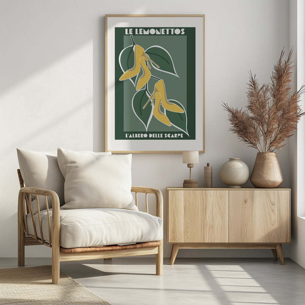 Shoe tree 2 - Poster / Art Print - interiör