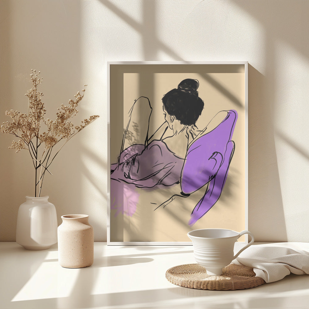 Mädchen 2 - Poster / Art Print - interiör