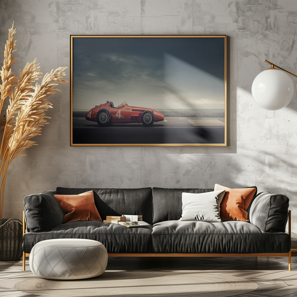 Maserati F250 - Poster / Art Print - interiör