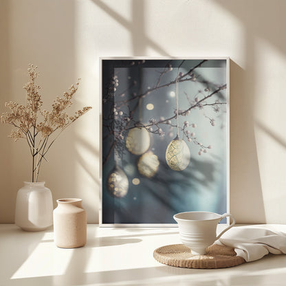 Beautiful Easter Eggs - Poster / Art Print - interiör