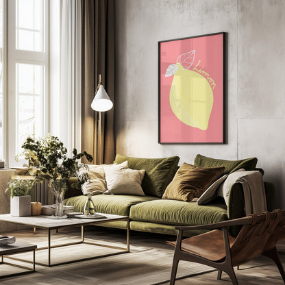 Limon - Poster / Art Print - interiör