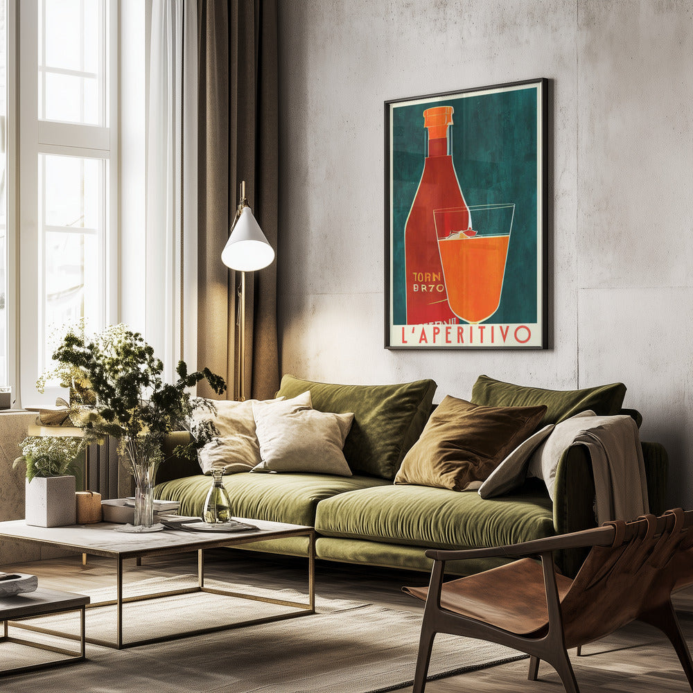 L'aperitivo - Poster / Art Print - interiör