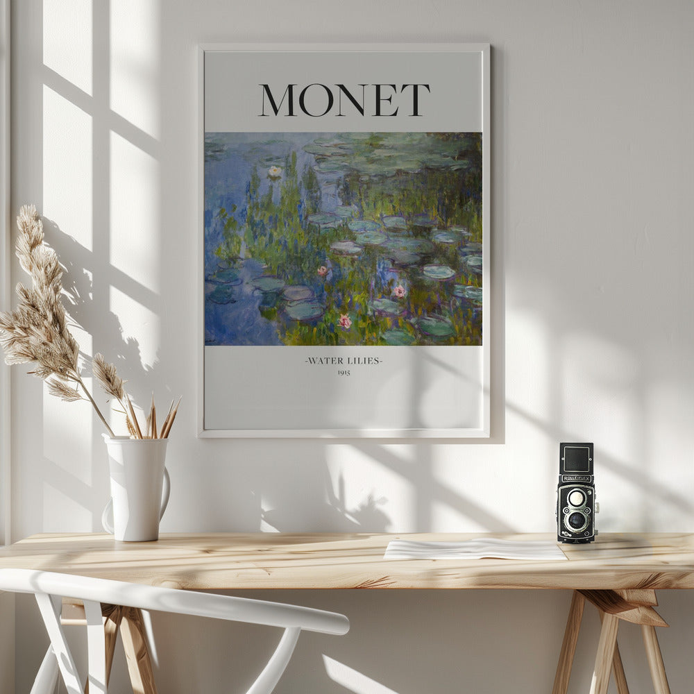 Water Lilies 1915 - Poster / Art Print - interiör