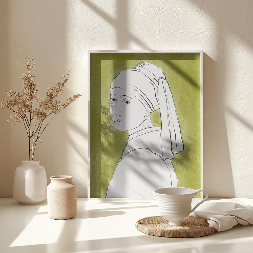 Echo of a Pearl - Poster / Art Print - interiör