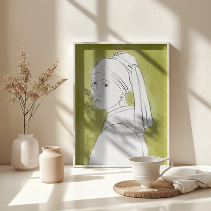 Echo of a Pearl - Poster / Art Print - interiör