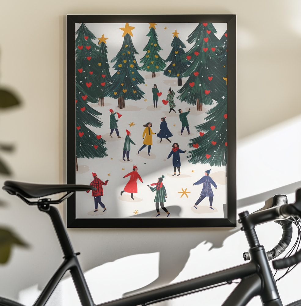 Lovelywintermorning - Poster / Art Print - interiör