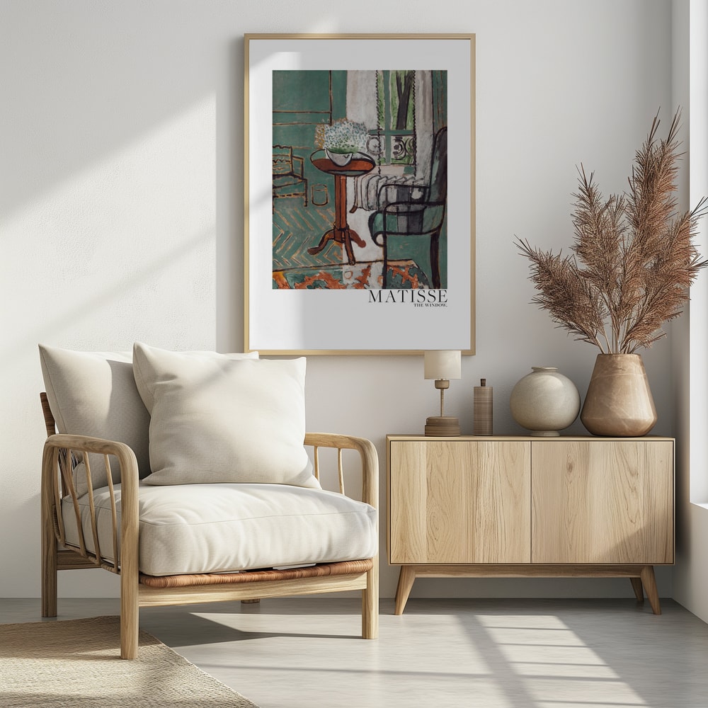 Henri Matisse's the Window (1916) - Poster / Art Print - interiör