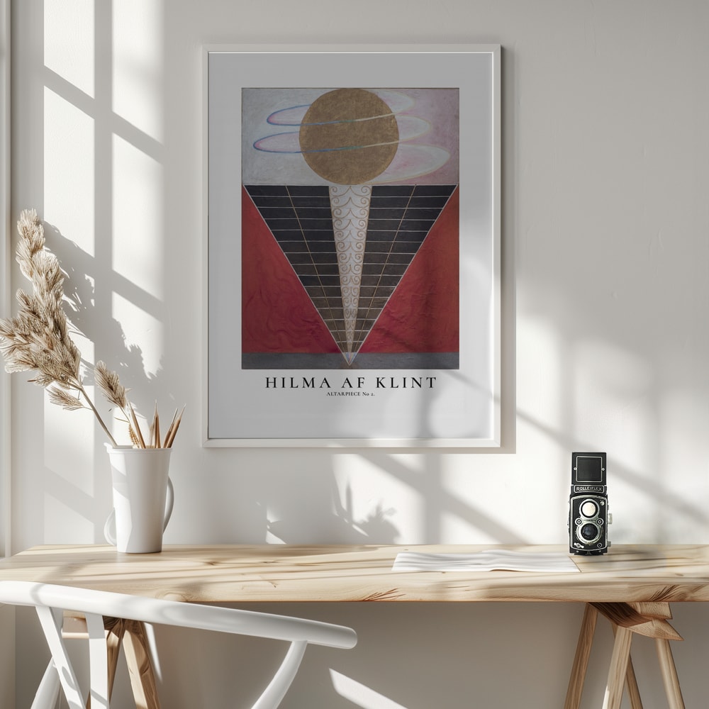 Hilma Af Klint   Altarpiece No2 Poster - Poster / Art Print - interiör