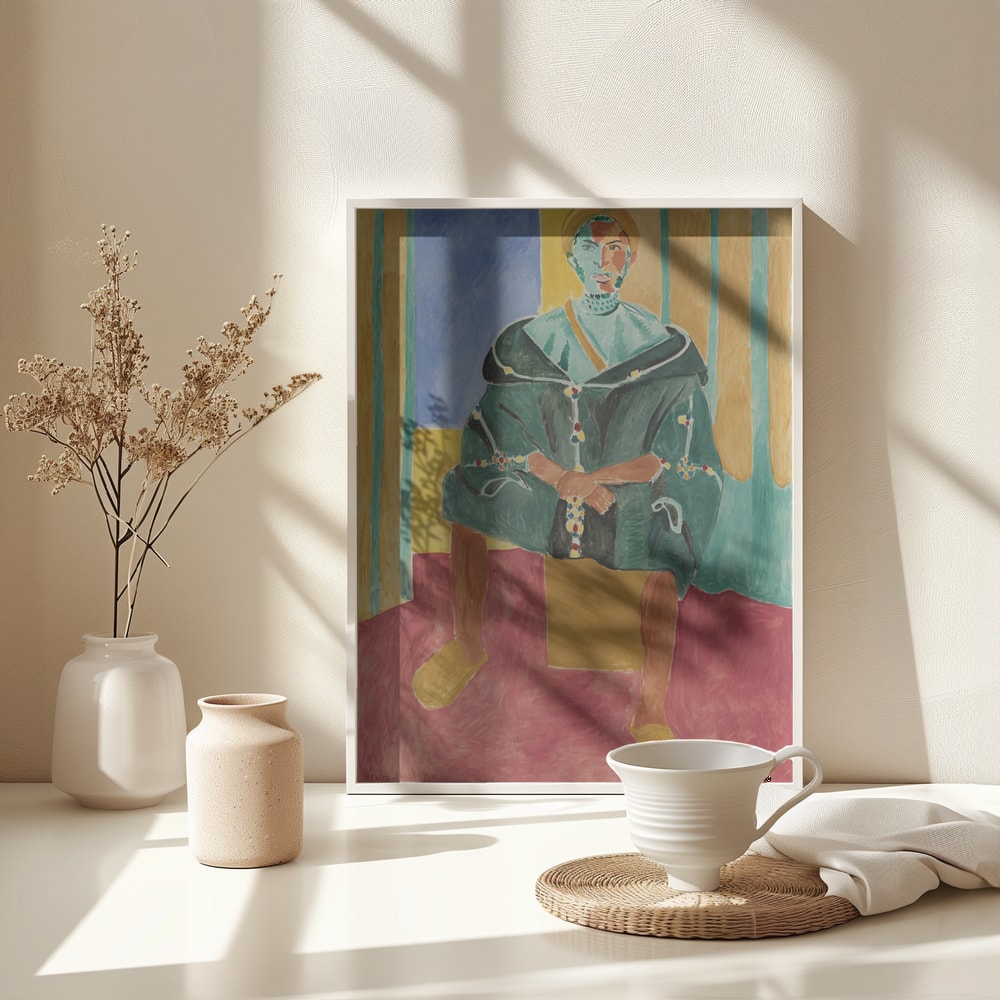Henri Matisse's Seated Riffian (le Rifain Assis) (1912) - Poster / Art Print - interiör