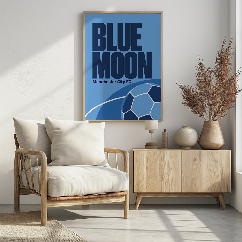 Blue Moon - Poster / Art Print - interiör