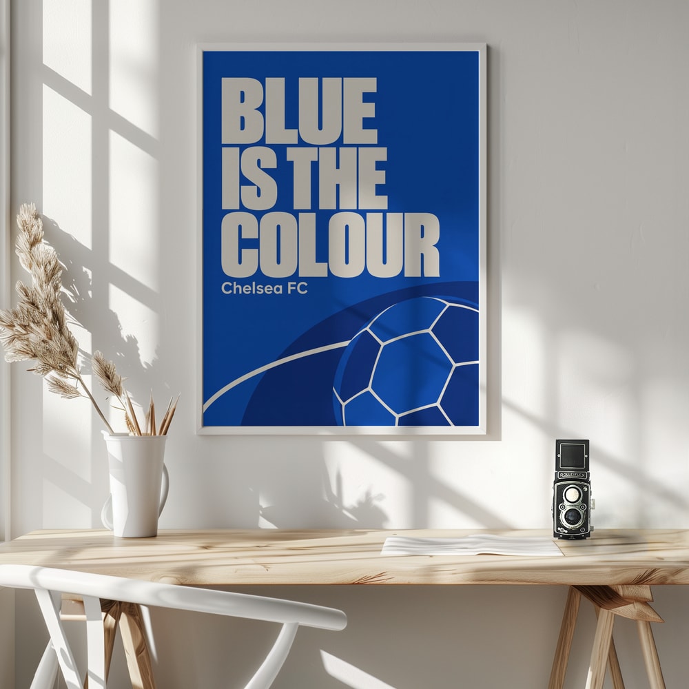 Blue Is The Colour - Poster / Art Print - interiör