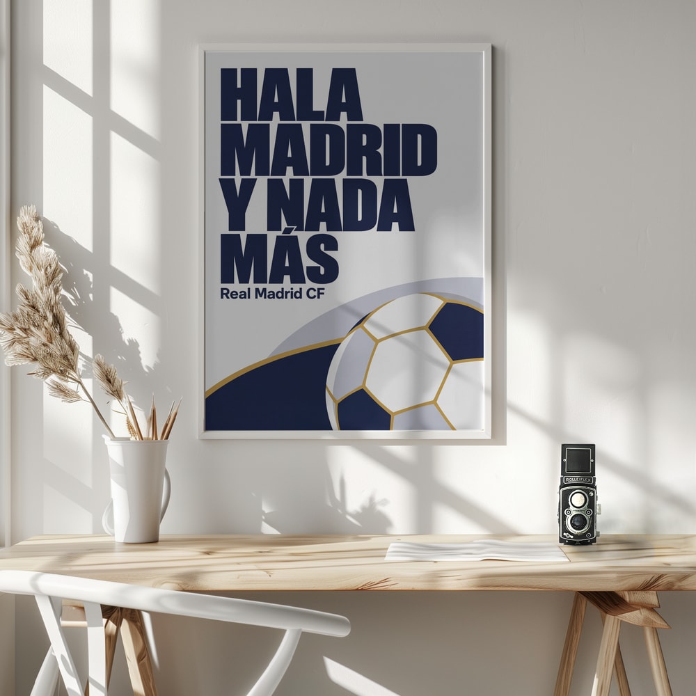 Hala Madrid y nada más - Poster / Art Print - interiör