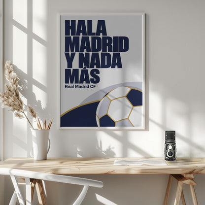 Hala Madrid y nada más - Poster / Art Print - interiör