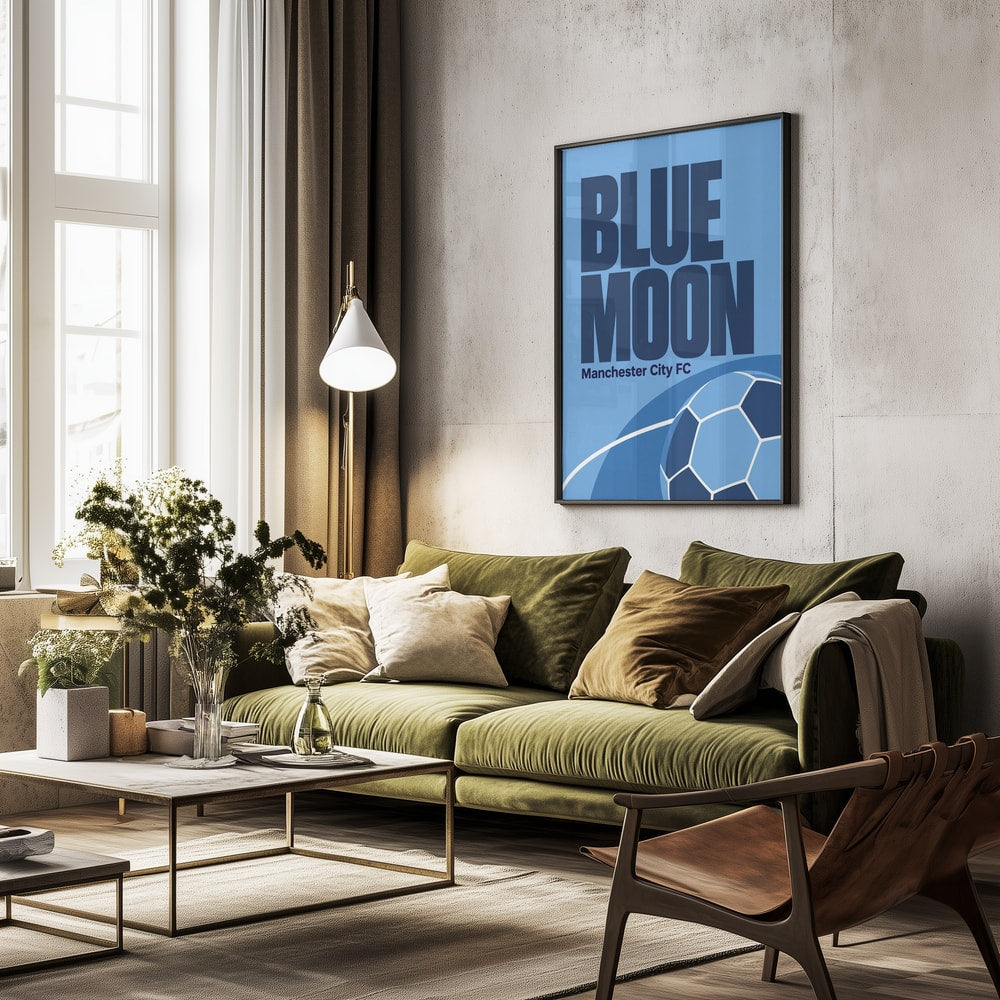 Blue Moon - Poster / Art Print - interiör