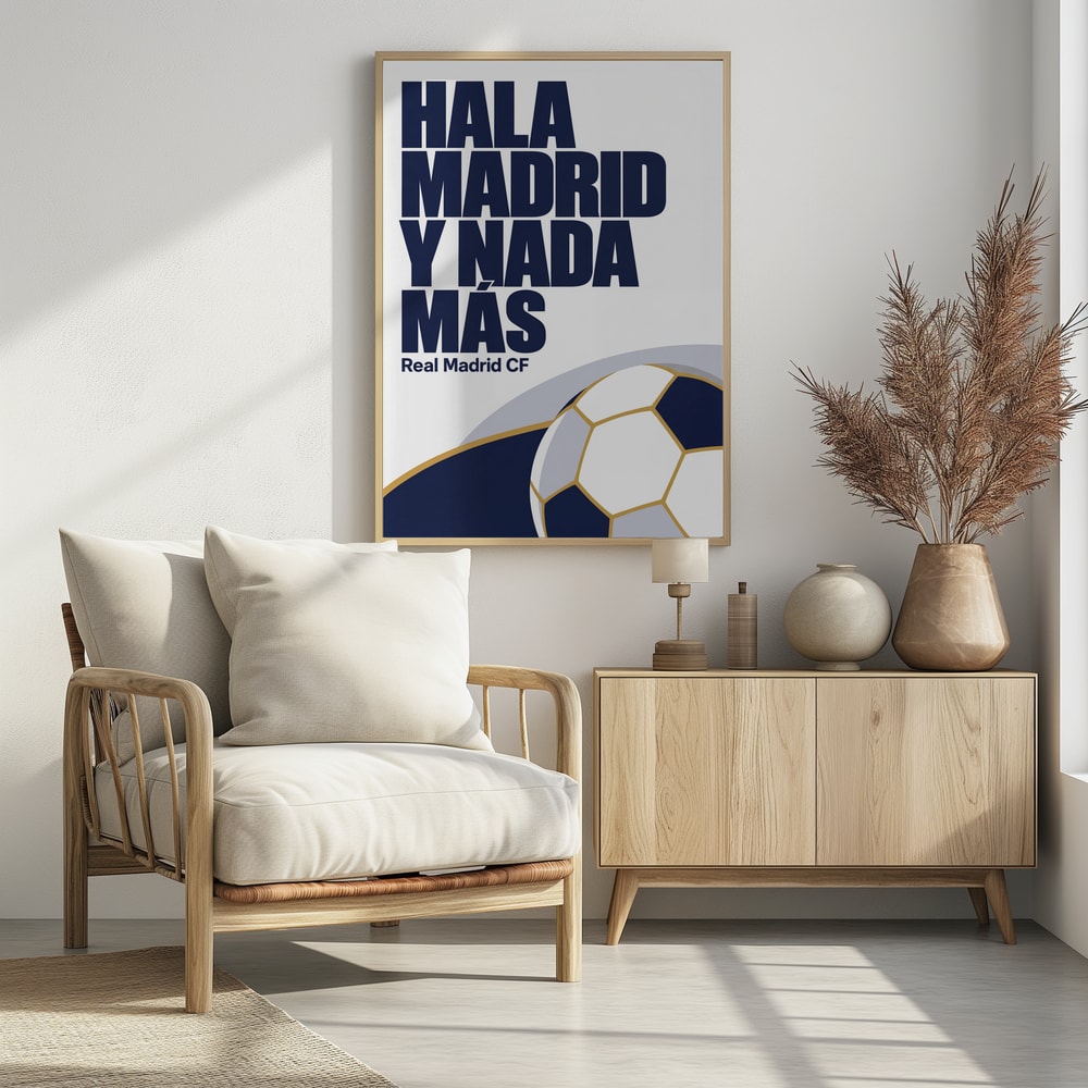 Hala Madrid y nada más - Poster / Art Print - interiör