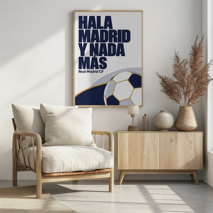 Hala Madrid y nada más - Poster / Art Print - interiör