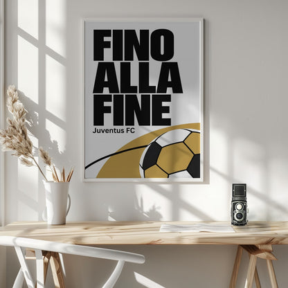 Fino Alla Fine Football - Poster / Art Print - interiör