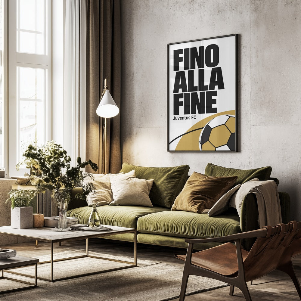 Fino Alla Fine Football - Poster / Art Print - interiör
