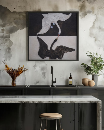 Hilma Af Klint   the Swan - Poster / Art Print - interiör
