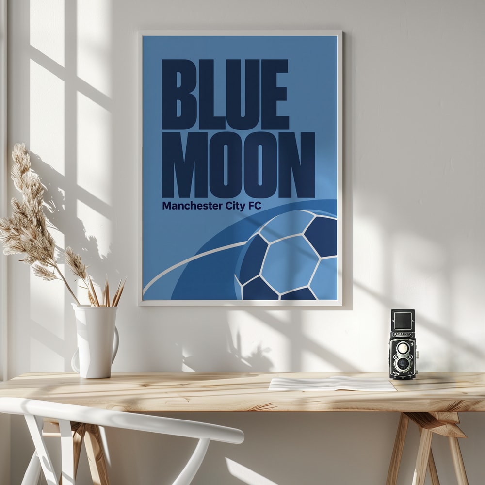 Blue Moon - Poster / Art Print - interiör