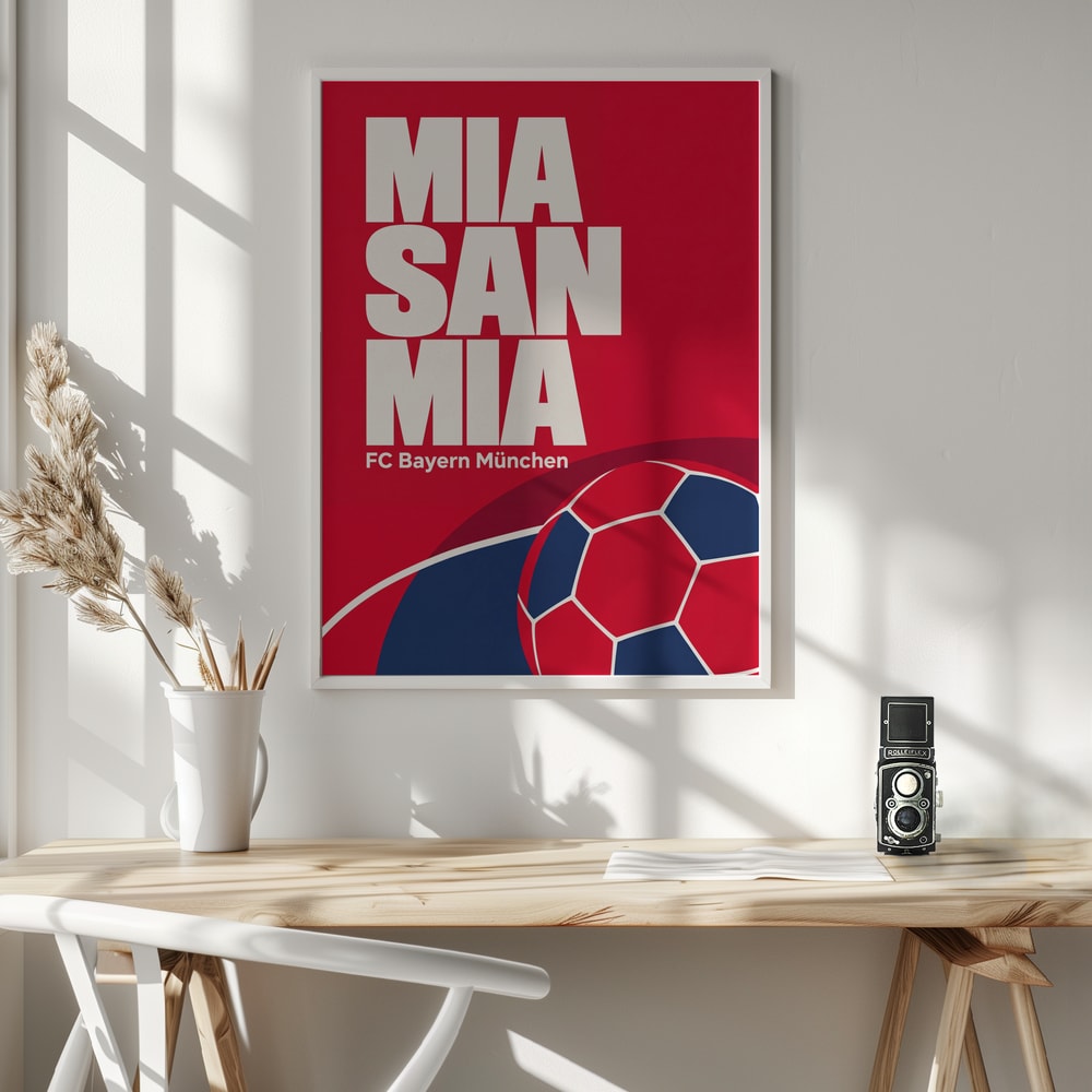Mia san mia - Poster / Art Print - interiör