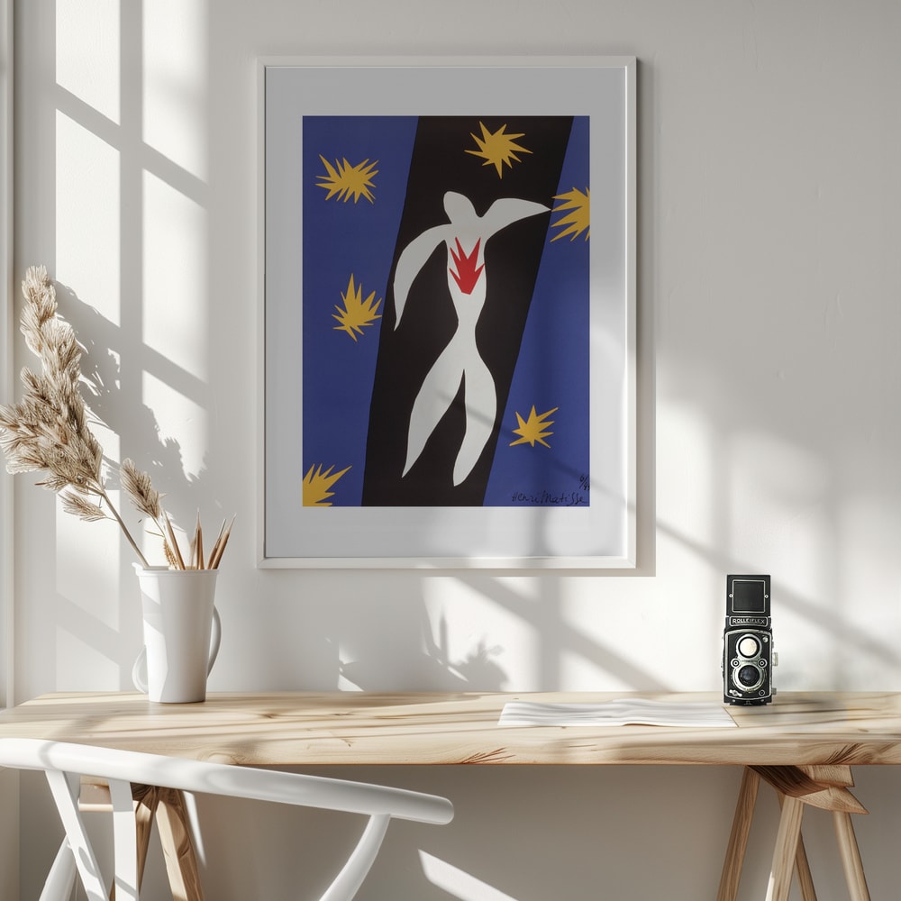 Henri Matisse's Verve, De La Couleur (vol. Iv, No. 13) (1945) - Poster / Art Print - interiör