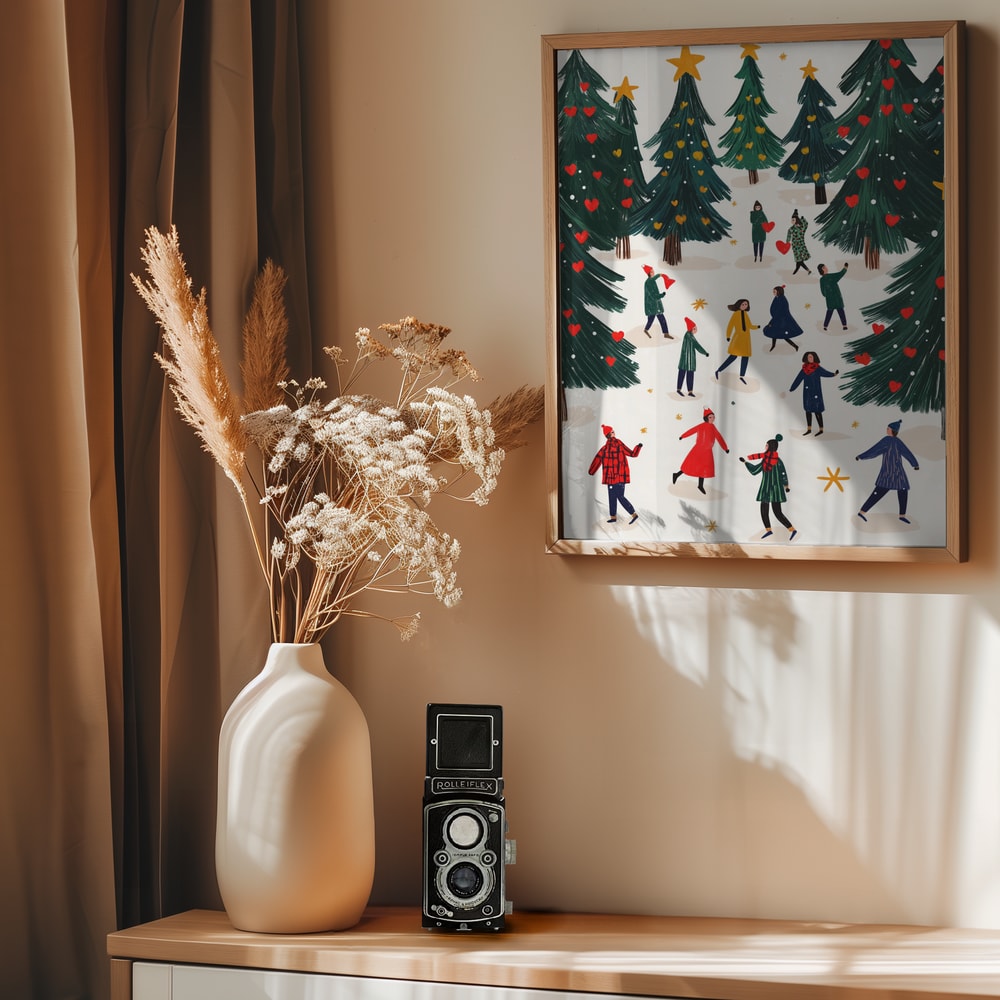 Lovelywintermorning - Poster / Art Print - interiör