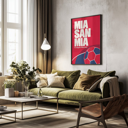 Mia san mia - Poster / Art Print - interiör
