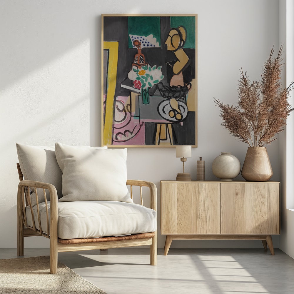 Henri Matisse's Still Life With Gourds (nature Morte Aux Coloquintes) (1916) - Poster / Art Print - interiör