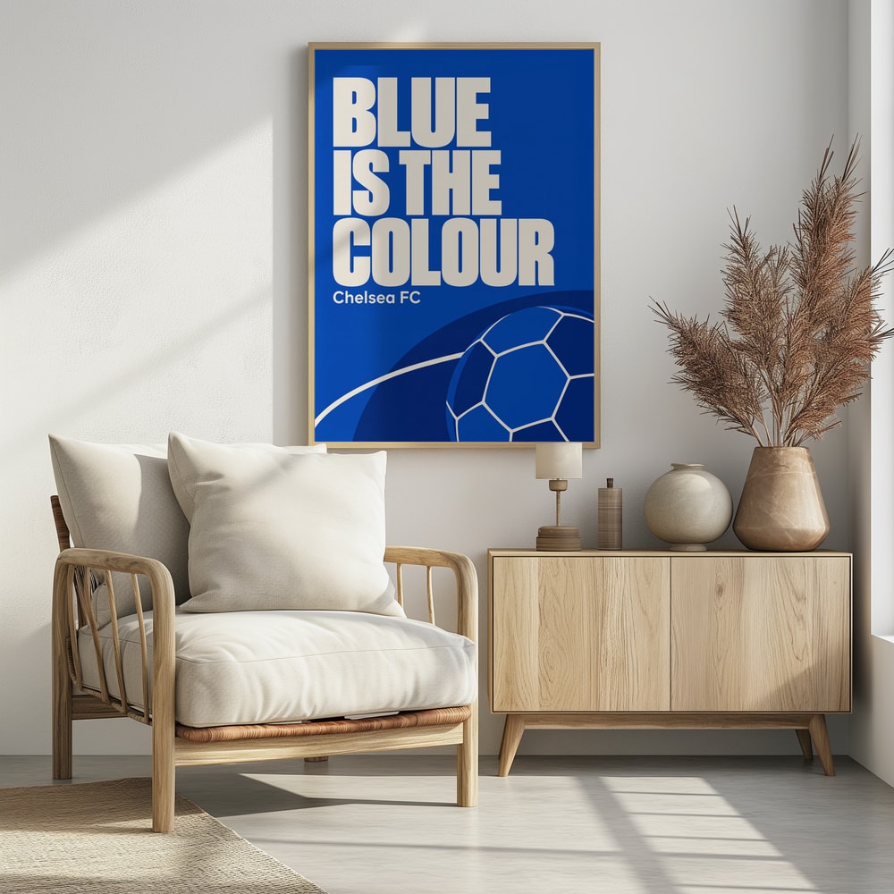 Blue Is The Colour - Poster / Art Print - interiör