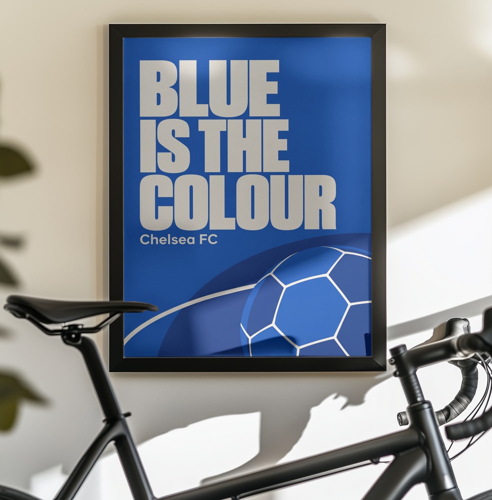 Blue Is The Colour - Poster / Art Print - interiör