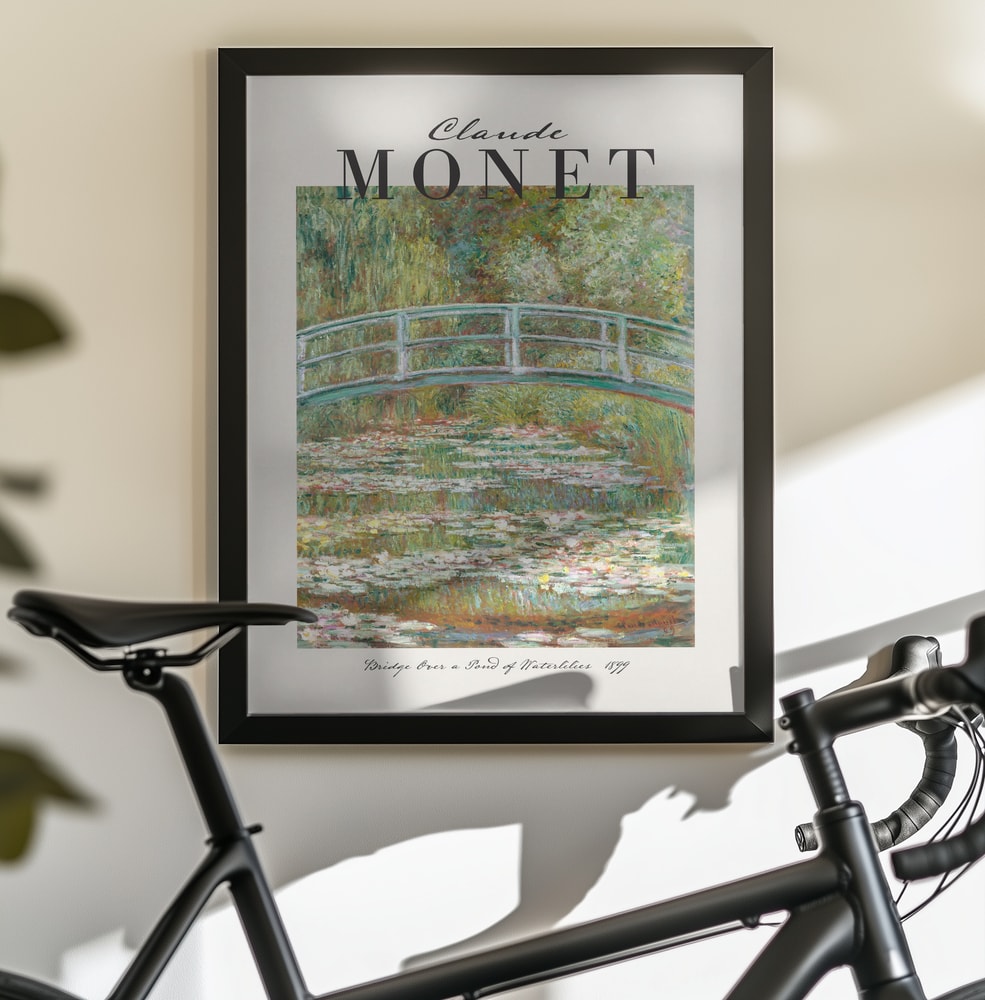 Bridge Over Lily Pond - Claude Monet - interiör