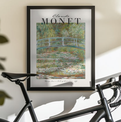 Bridge Over Lily Pond - Claude Monet - interiör