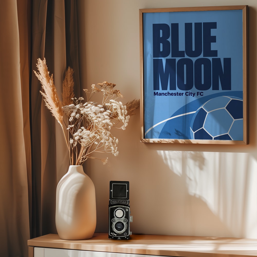 Blue Moon - Poster / Art Print - interiör