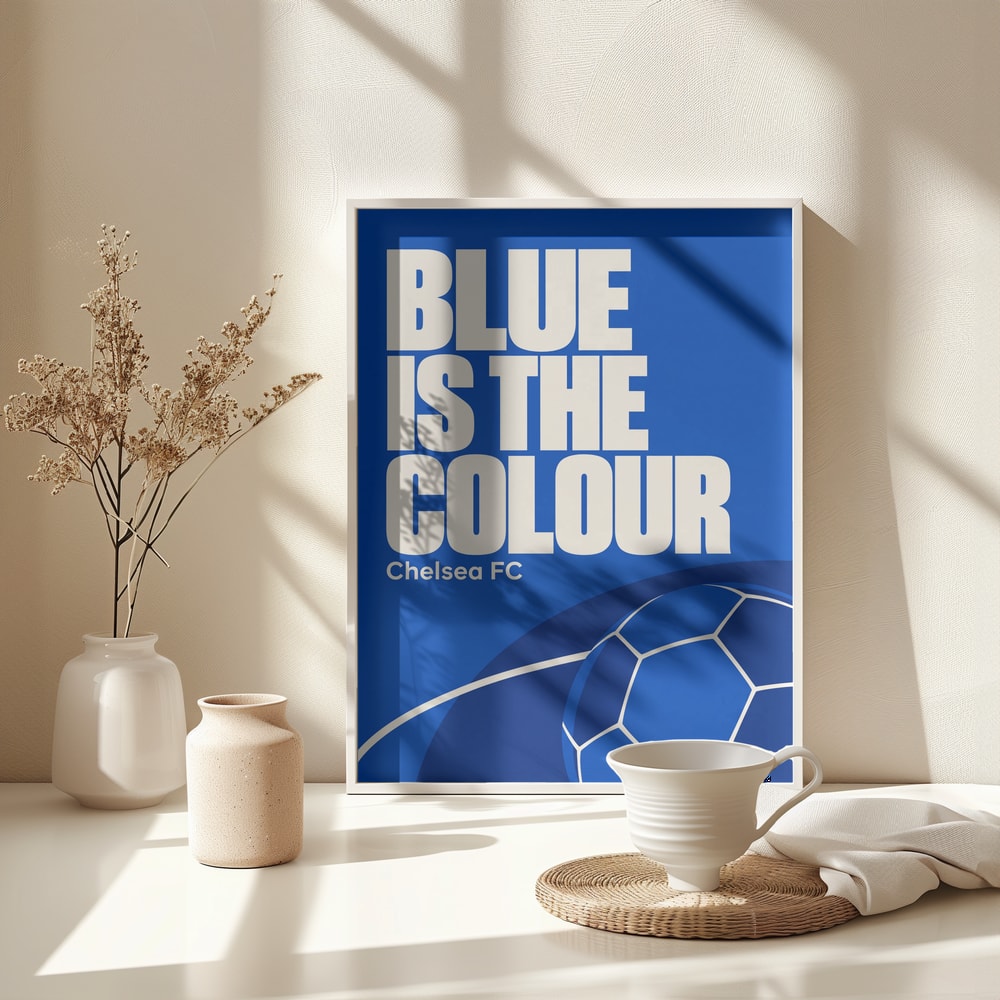 Blue Is The Colour - Poster / Art Print - interiör